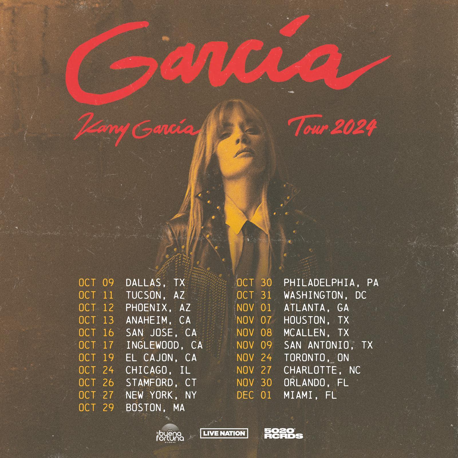 Kany García Tour Poster 2024